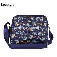 New Design Floral Printed Quilted Cotton Messenger Bag Quilted Messenger Bag