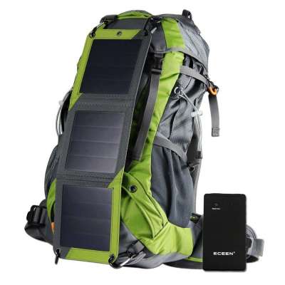 Speaker Solar Backpack Sun Charged Hiking Backpack with 10 Watts USB Charging Port